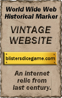 Blister Dice Game vintage  seal